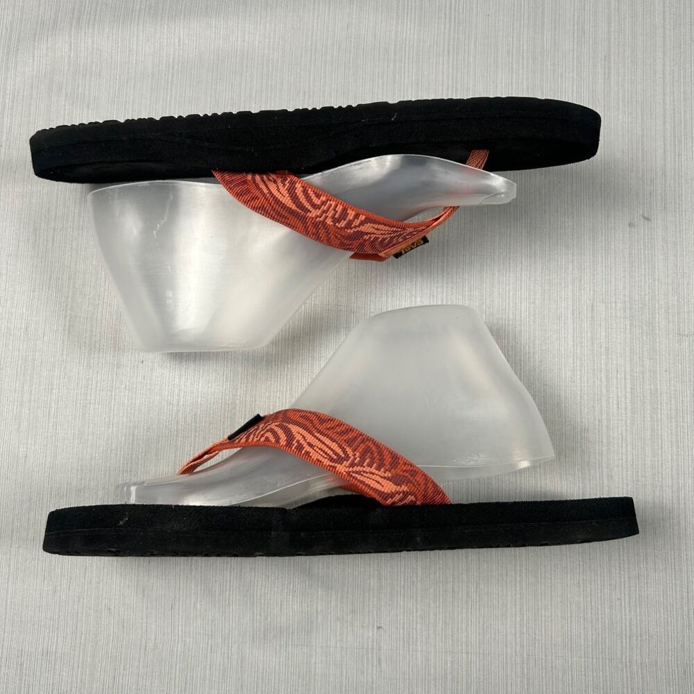 Teva Mush II flip-flop sandals US 11 Black Womens
